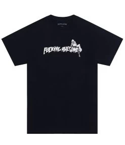 FUCKING AWESOME Muerto T-Shirt Black - Black -Skateboard Kortingswinkel fucking awesome muerto t shirt black black 1