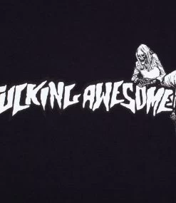 FUCKING AWESOME Muerto T-Shirt Black - Black -Skateboard Kortingswinkel fucking awesome muerto t shirt black black 2