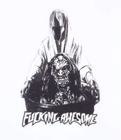 FUCKING AWESOME Trash Tee White - White -Skateboard Kortingswinkel fucking awesome trash tee white white 1