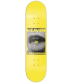Heaven Deck Yellow - 8.0 -Skateboard Kortingswinkel heaven deck yellow 80 1