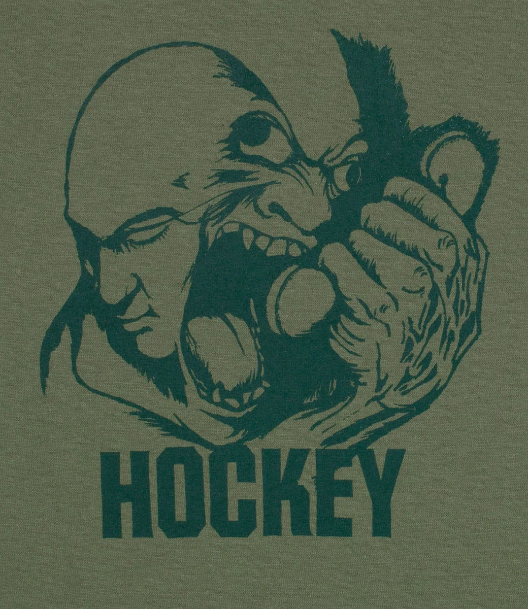 HOCKEY Please Hold T-Shirt - Army 4 HOCKEY Please Hold T-Shirt - Army - Afbeelding 3