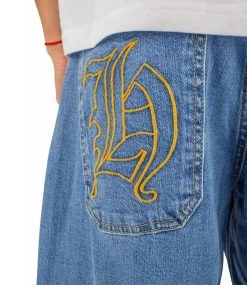 HOMEBOY X-Tra Monster Gothic Denim - Moon -Skateboard Kortingswinkel homeboy x tra monster gothic denim moon 4