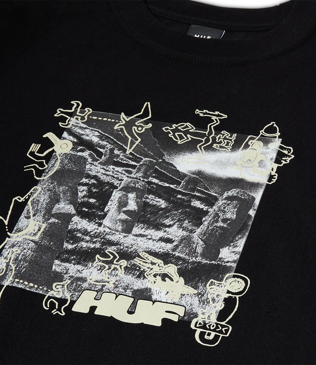 HUF Ancient Mysteries T-Shirt - Black 6 HUF Ancient Mysteries T-Shirt - Black - Afbeelding 4