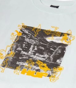 HUF Ancient Mysteries T-Shirt - Sky 9 HUF Ancient Mysteries T-Shirt - Sky -Skateboard Kortingswinkel huf ancient mysteries t shirt sky 3