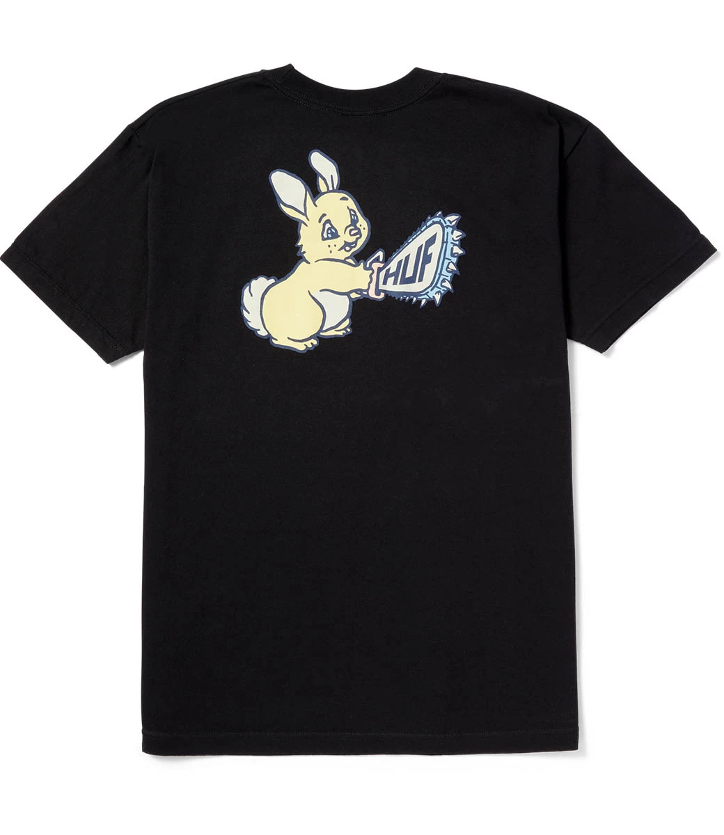 HUF Bad Hare Day T-Shirt - Black 5 HUF Bad Hare Day T-Shirt - Black - Afbeelding 3