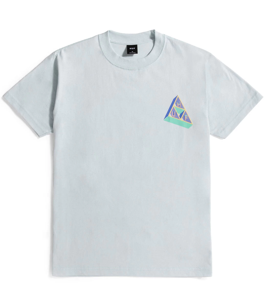 HUF Based Triple Triangle T-Shirt - Sky 4 HUF Based Triple Triangle T-Shirt - Sky - Afbeelding 2