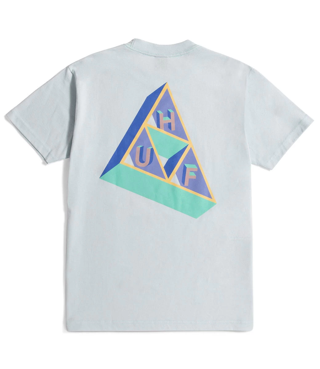 HUF Based Triple Triangle T-Shirt - Sky 5 HUF Based Triple Triangle T-Shirt - Sky - Afbeelding 3