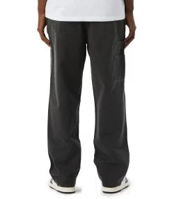 HUF Belden Double Knee Pant - Black -Skateboard Kortingswinkel huf belden double knee pant black 3