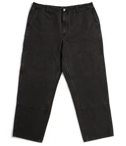 HUF Belden Double Knee Pant - Black -Skateboard Kortingswinkel huf belden double knee pant black 7