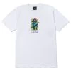 HUF Black Widow S/S Tee - White -Skateboard Kortingswinkel huf black widow s s tee white