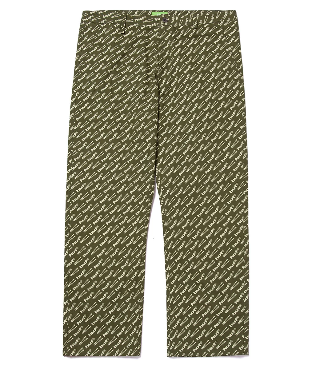 HUF Breaker Boyd Pant - Olive 6 HUF Breaker Boyd Pant - Olive - Afbeelding 4