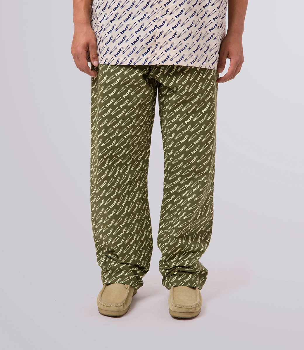 HUF Breaker Boyd Pant - Olive 8 HUF Breaker Boyd Pant - Olive - Afbeelding 6