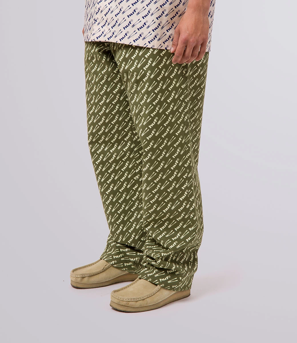 HUF Breaker Boyd Pant - Olive 10 HUF Breaker Boyd Pant - Olive - Afbeelding 8