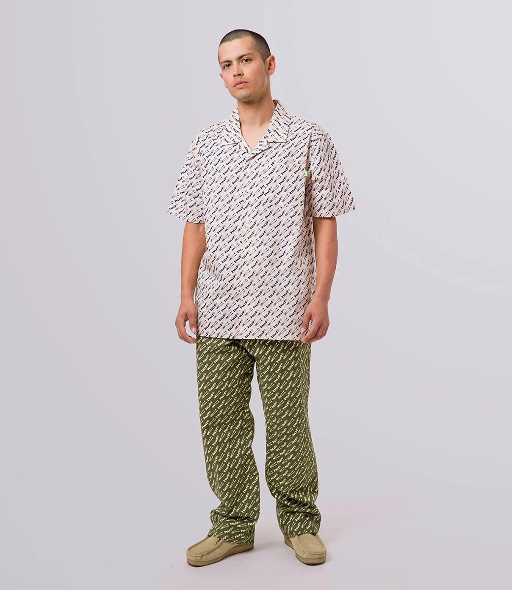 HUF Breaker Boyd Pant - Olive 11 HUF Breaker Boyd Pant - Olive - Afbeelding 9