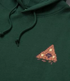 HUF Brick Lurk Pullover Hoodie - Forest Green 9 HUF Brick Lurk Pullover Hoodie - Forest Green -Skateboard Kortingswinkel huf brick lurk pullover hoodie forest green 3