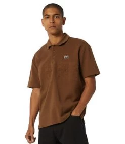 HUF Brighter Days Polo - Bark