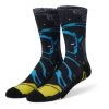 HUF City Prowling Crew Sock - Black -Skateboard Kortingswinkel huf city prowling crew sock black