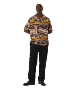 HUF Corner Store S/S Resort Shirt - Multi -Skateboard Kortingswinkel huf corner store s s resort shirt multi 5