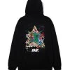 HUF Cosmic Assemblage P/O Hoodie - Black -Skateboard Kortingswinkel huf cosmic assemblage p o hoodie black