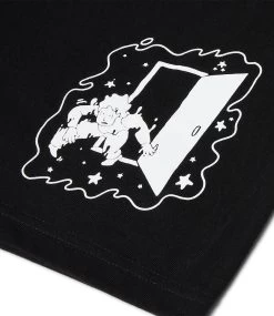 HUF Cosmic Trip T-Shirt - Black -Skateboard Kortingswinkel huf cosmic trip t shirt black 4