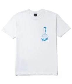 HUF Cosmic Trip T-Shirt - White -Skateboard Kortingswinkel huf cosmic trip t shirt white 1