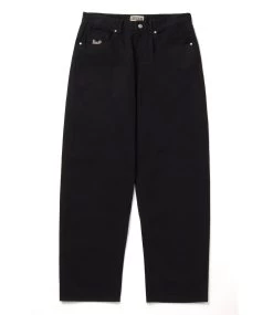 HUF Cromer Signature Pant - Washed Black -Skateboard Kortingswinkel huf cromer signature pant washed black 3
