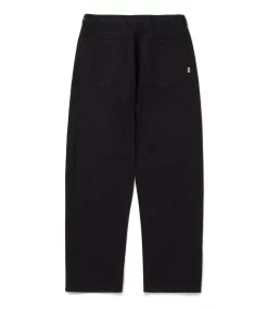 HUF Cromer Signature Pant - Washed Black -Skateboard Kortingswinkel huf cromer signature pant washed black 4