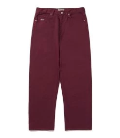 HUF Cromer Signature Pant - Wine -Skateboard Kortingswinkel huf cromer signature pant wine 3