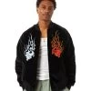 HUF Destructive Skajyan Jacket - Black -Skateboard Kortingswinkel huf destructive skajyan jacket black