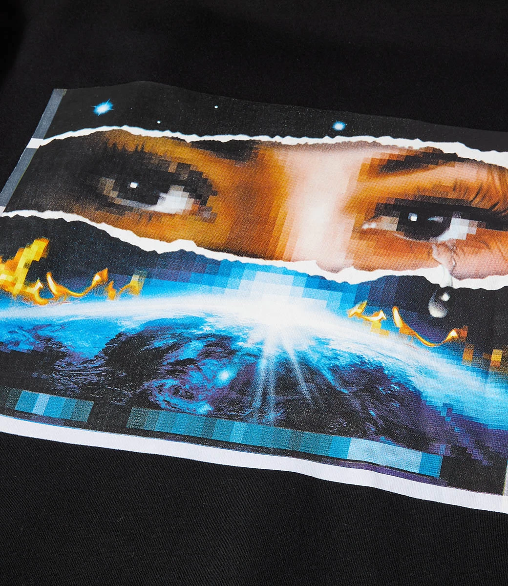 HUF Digital Domain Hoodie - Black 6 HUF Digital Domain Hoodie - Black - Afbeelding 4