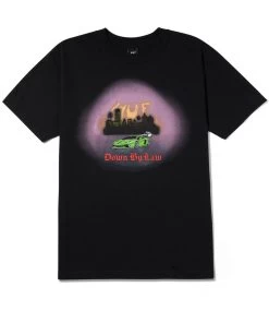 HUF Down By Law T-Shirt - Black -Skateboard Kortingswinkel huf down by law t shirt black 1