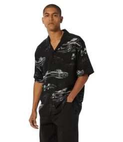 HUF Drop Top Resort Shirt - Black