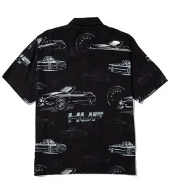 HUF Drop Top Resort Shirt - Black -Skateboard Kortingswinkel huf drop top resort shirt black 4