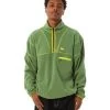 HUF Elysian Quarter Zip Fleece - Avocado 2 HUF Elysian Quarter Zip Fleece - Avocado -Skateboard Kortingswinkel huf elysian quarter zip fleece avocado