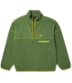 HUF Elysian Quarter Zip Fleece - Avocado 11 HUF Elysian Quarter Zip Fleece - Avocado -Skateboard Kortingswinkel huf elysian quarter zip fleece avocado 2
