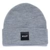 HUF Essentials Box Logo Beanie - Grey Heather