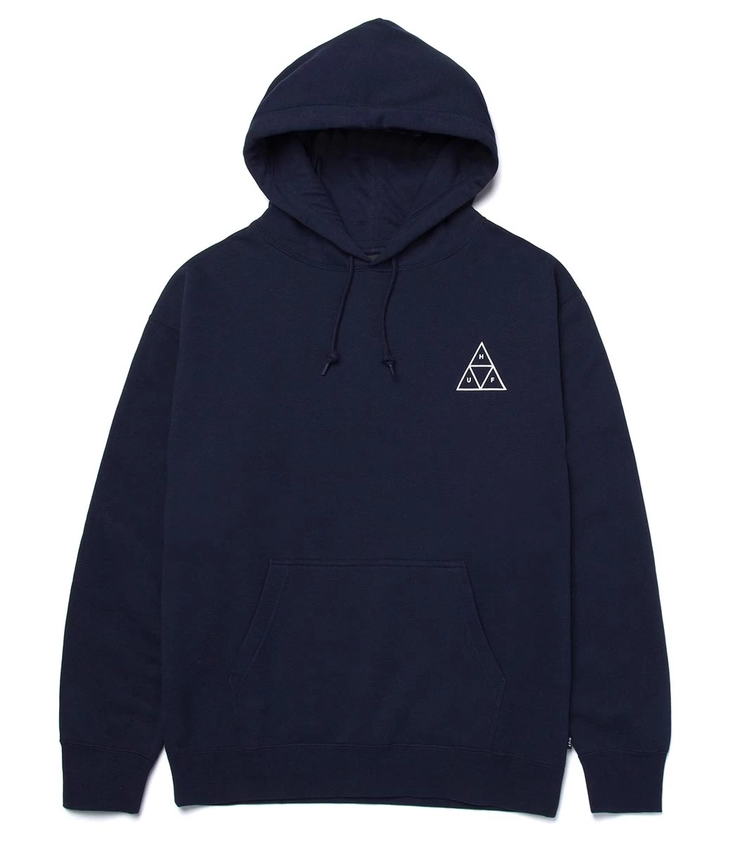 HUF Essentials Tt P/O Hoodie - Navy 5 HUF Essentials Tt P/O Hoodie - Navy - Afbeelding 3