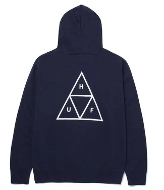 HUF Essentials Tt P/O Hoodie - Navy 3 HUF Essentials Tt P/O Hoodie - Navy