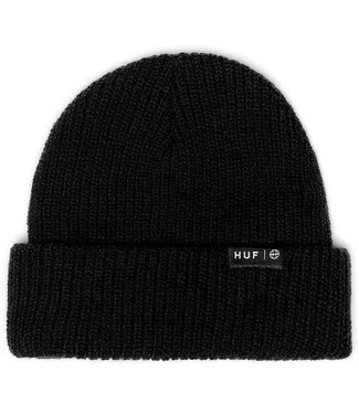 HUF Essentials Usual Beanie - Black 3 HUF Essentials Usual Beanie - Black