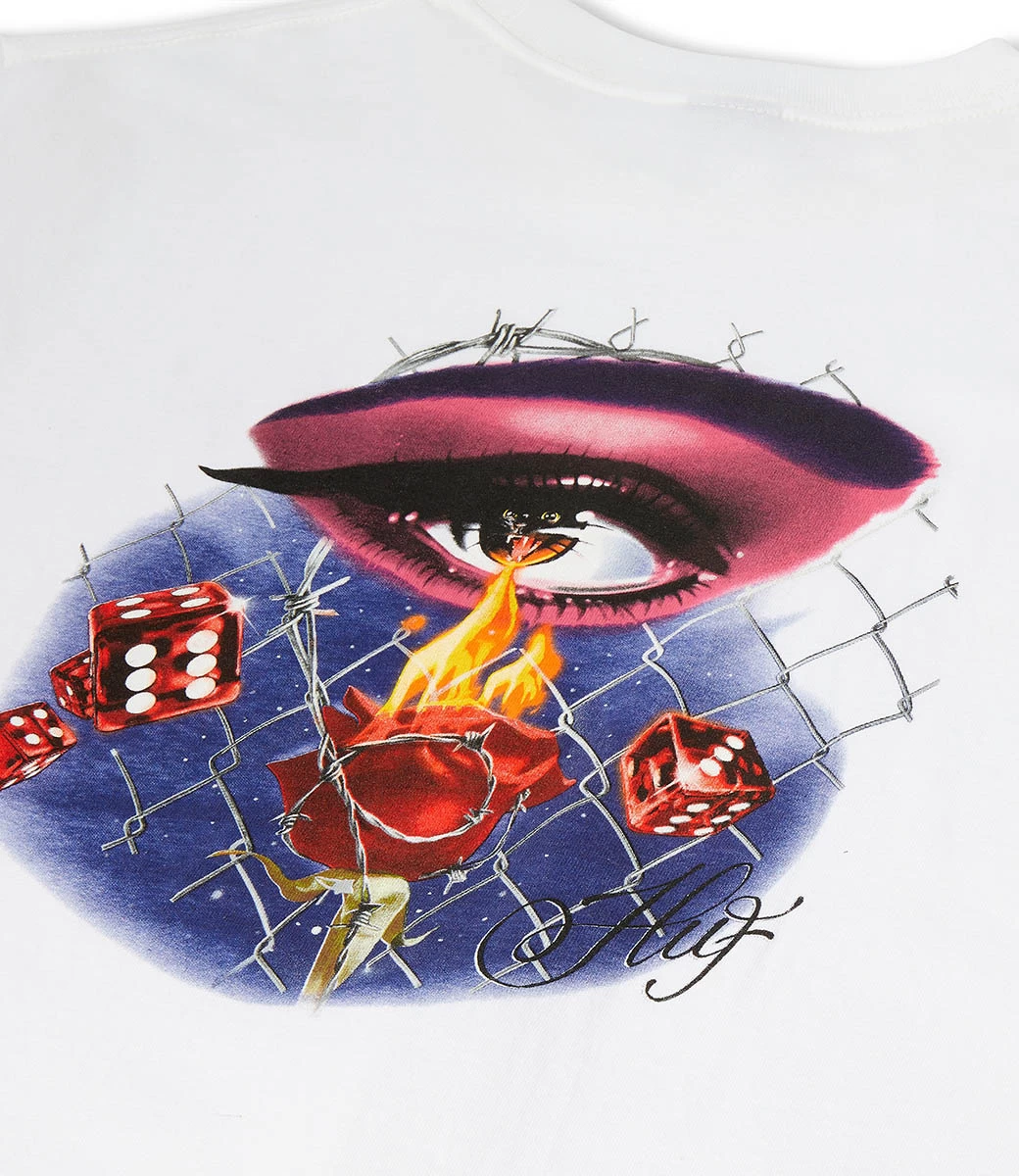 HUF Feline Eye T-Shirt - White 6 HUF Feline Eye T-Shirt - White - Afbeelding 4