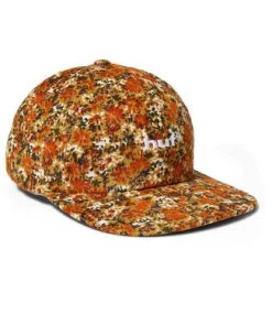 HUF Floral 6 Panel Hat - Bark