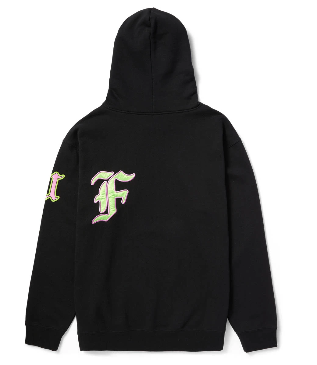 HUF Fly Die Hoodie - Black 5 HUF Fly Die Hoodie - Black - Afbeelding 3