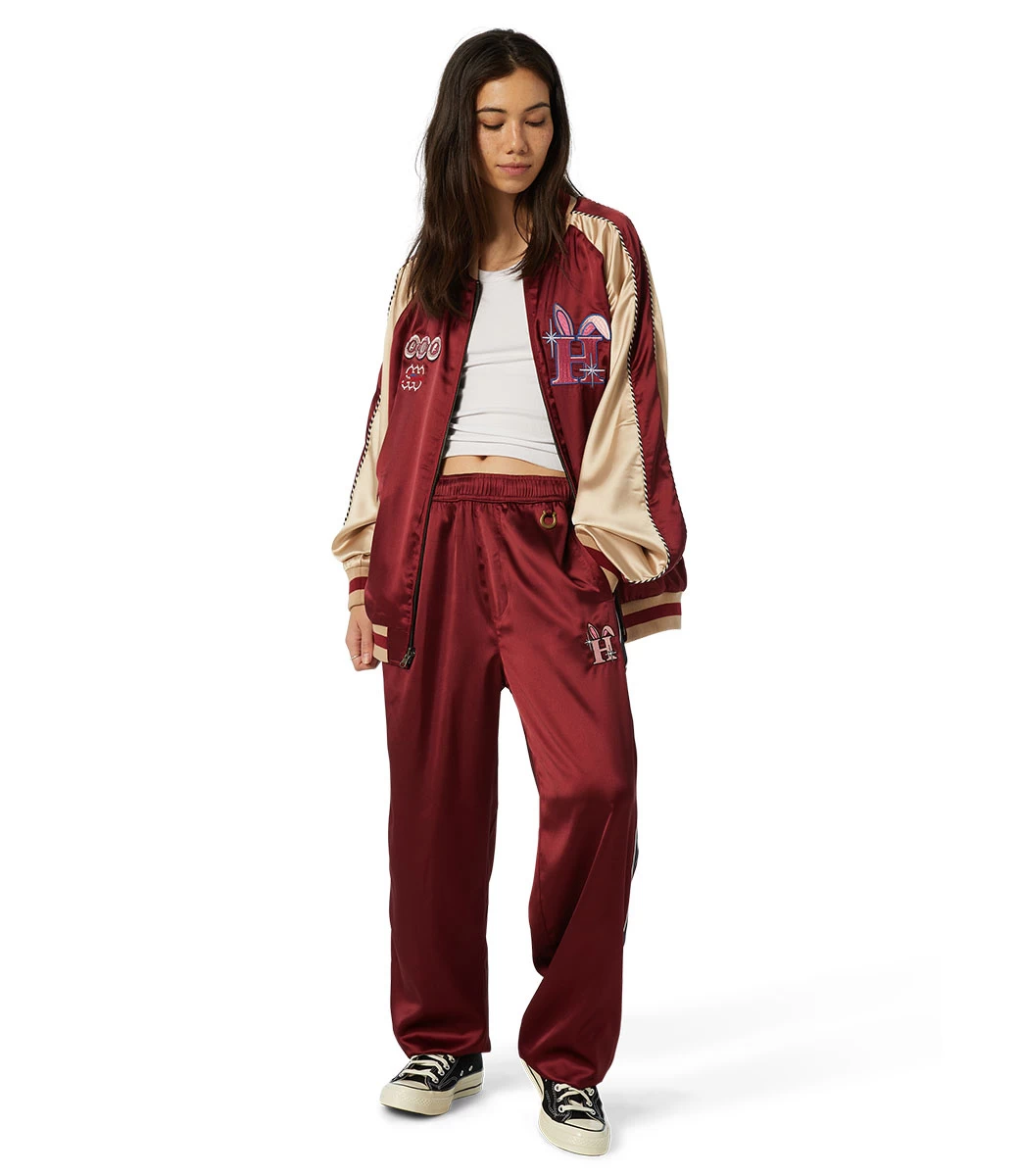 HUF Freddie Gibbs Souvenir Jacket - Berry 14 HUF Freddie Gibbs Souvenir Jacket - Berry - Afbeelding 12