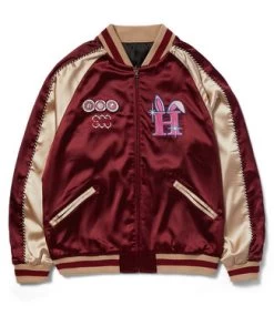 HUF Freddie Gibbs Souvenir Jacket - Berry