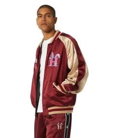 HUF Freddie Gibbs Souvenir Jacket - Berry 24 HUF Freddie Gibbs Souvenir Jacket - Berry -Skateboard Kortingswinkel huf freddie gibbs souvenir jacket berry 9