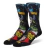 HUF Galactic Heads Crew Sock - Black 1 HUF Galactic Heads Crew Sock - Black -Skateboard Kortingswinkel huf galactic heads crew sock black