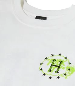 HUF Galactic Motto T-Shirt - White -Skateboard Kortingswinkel huf galactic motto t shirt white 3