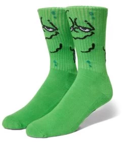 HUF Green Nuggets Crew Sock - Green