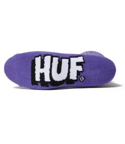 HUF Green Nuggets Crew Sock - Purple -Skateboard Kortingswinkel huf green nuggets crew sock purple 3