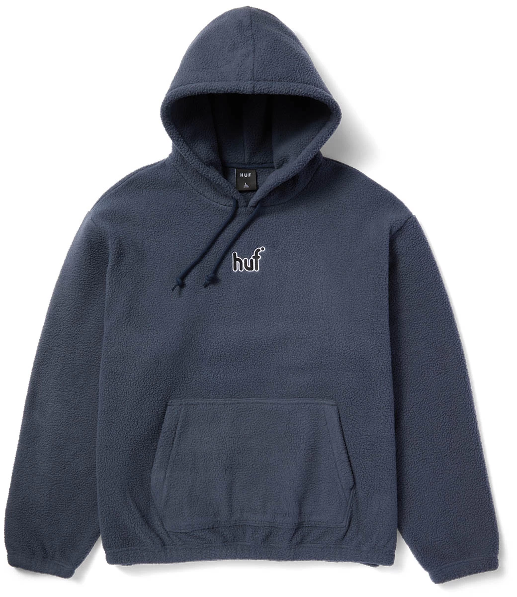 HUF Griffith Hooded Fleece - Blue Night 4 HUF Griffith Hooded Fleece - Blue Night - Afbeelding 2